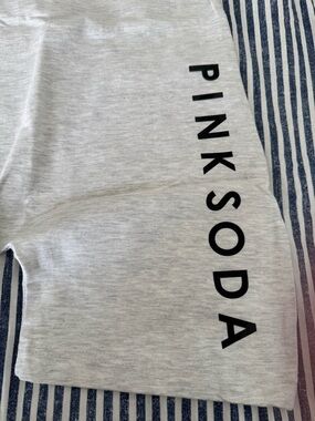 Women’s Light Gray Logo Bodysuit with Black Text